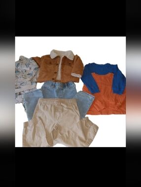 Boys 7 Pc Bundle Mixed Clothing 2T